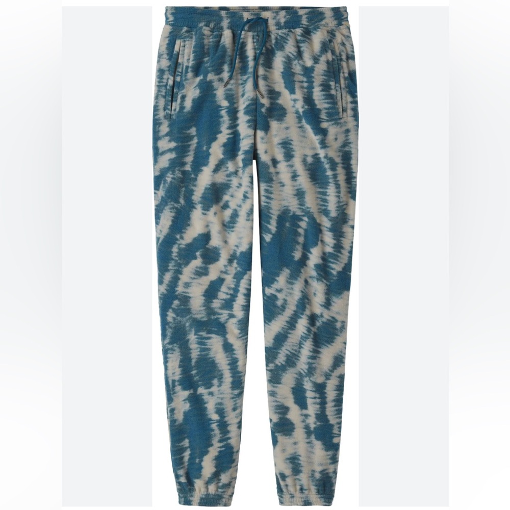 Patagonia micro D joggers mycelium blue